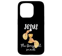 Jesus The Original Snack Communion Humor Christian Pun Case for iPhone 15 Pro