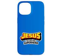 Jesus the Original Superhero - Comic Book Christian Faith Case for iPhone 15