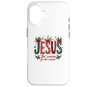 Jesus the Reason Christmas Faith Design Religious Art Case for iPhone 16