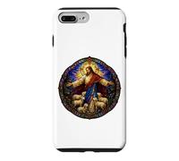 Jesus the Shepherd Medieval Cathedral Mosaic Art Lambs Case for iPhone 7 Plus/8 Plus