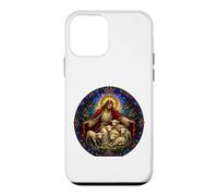 Jesus the Shepherd Protects Lambs Cathedral Mosaic Art Case for iPhone 12 mini