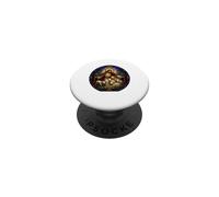 Jesus the Shepherd Protects Lambs Cathedral Mosaic Art PopSockets Adhesive PopGrip