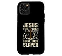Jesus The True Final Boss Slayer Christian RPG Gamer Case for iPhone 11 Pro