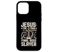 Jesus The True Final Boss Slayer Christian RPG Gamer Case for iPhone 12 mini