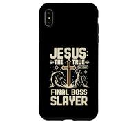 Jesus The True Final Boss Slayer Christian RPG Gamer Case for iPhone XS Max