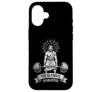 Jesus the Ultimate Deadlifter Christian Gym Faith Workout Case for iPhone 16