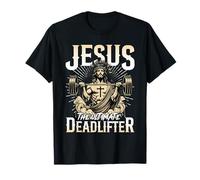 Jesus The Ultimate Deadlifter Christian Gym Pump Cover T-Shirt