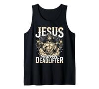 Jesus The Ultimate Deadlifter Christian Gym Pump Cover Tank Top