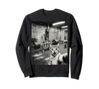 Jesus The Ultimate Deadlifter Christian Gym Workout Sweatshirt