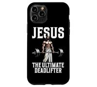 Jesus The Ultimate Deadlifter Fitness Christian Gym Weight Case for iPhone 11 Pro