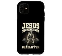 Jesus The Ultimate Deadlifter Funny Christian Weightlifting Case for iPhone 11