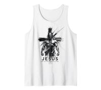 Jesus The Ultimate Deadlifter Funny Weightlifting Graphic Tank Top