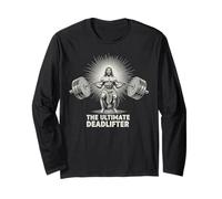 Jesus, The Ultimate Deadlifter Gym Meme Long Sleeve T-Shirt