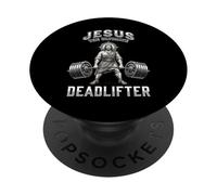 Jesus, The Ultimate Deadlifter Gym Meme PopSockets Adhesive PopGrip