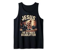 Jesus The Ultimate Deadlifter Muscle Tank Top