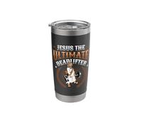 Jesus The Ultimate Deadlifter Stainless Steel Insulated Tumbler
