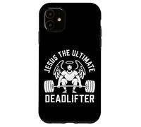 Jesus The Ultimate Deadlifter Tshirt Christian Deadlifting Case for iPhone 11