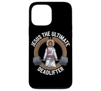 Jesus The Ultimate Deadlifter Tshirt Christian Deadlifting Case for iPhone 13 Pro Max