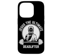 Jesus The Ultimate Deadlifter Tshirt Christian Deadlifting Case for iPhone 14 Pro