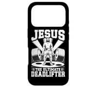Jesus The Ultimate Deadlifter Tshirt Christian Deadlifting Case for iPhone 17 Pro