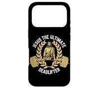 Jesus The Ultimate Deadlifter Tshirt Christian Deadlifting Case for iPhone 17 Pro