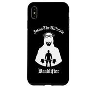 Jesus The Ultimate Deadlifter Tshirt Christian Deadlifting Case for iPhone XS Max