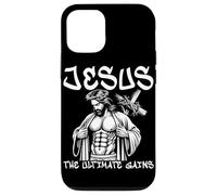 Jesus The Ultimate Gains Christian Fitness Workout Training Case for iPhone 12/12 Pro