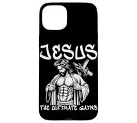 Jesus The Ultimate Gains Christian Fitness Workout Training Case for iPhone 15 Plus