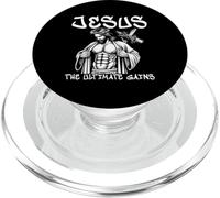 Jesus The Ultimate Gains Christian Fitness Workout Training PopSockets PopGrip for MagSafe