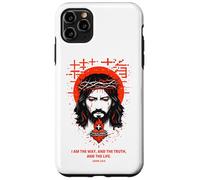 Jesus The Way Christian Gothic John 14:6 Bible Verse White Case for iPhone 11 Pro Max