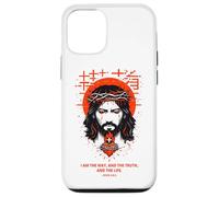 Jesus The Way Christian Gothic John 14:6 Bible Verse White Case for iPhone 12/12 Pro