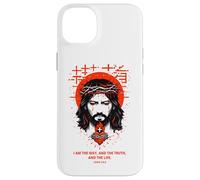 Jesus The Way Christian Gothic John 14:6 Bible Verse White Case for iPhone 14 Plus