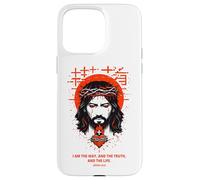 Jesus The Way Christian Gothic John 14:6 Bible Verse White Case for iPhone 15 Pro Max
