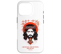 Jesus The Way Christian Gothic John 14:6 Bible Verse White Case for iPhone 16 Pro