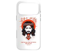 Jesus The Way Christian Gothic John 14:6 Bible Verse White Case for iPhone 17 Pro Max