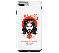 Jesus The Way Christian Gothic John 14:6 Bible Verse White Case for iPhone 7 Plus/8 Plus