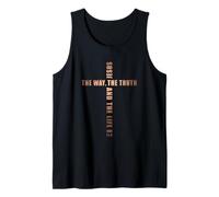 Jesus The Way The Truth and The Life - John 14:6 Cross Tank Top