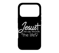 Jesus the way. the truth. the life. Christian Faith Design Case for iPhone 17 Pro
