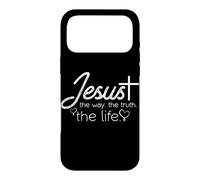 Jesus the way. the truth. the life. Christian Faith Design Case for iPhone 17 Pro Max
