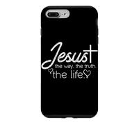 Jesus the way. the truth. the life. Christian Faith Design Case for iPhone 7 Plus/8 Plus