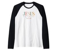 Jesus The Way The Truth The Life Christian Faith Raglan Baseball Tee
