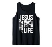 Jesus The Way The Truth The Life Christian Faith Tank Top