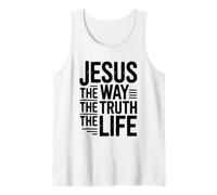 Jesus The Way The Truth The Life Christian Faith Tank Top