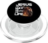 Jesus The Way The Truth The Life Christian Lion Of Judah PopSockets PopGrip for MagSafe
