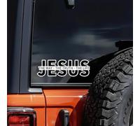 Jesus-The Way The Truth The Life Christian Vinyl Decal Car Sticker,Bible Verse Faith Christian Decals,Waterproof Jesus Stickers for Car, Truck, Bumper,Window, Laptop, Water Bottle,7 Inch (20pcs)