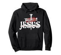 Jesus The Way The Truth The Life Faith Message Pullover Hoodie