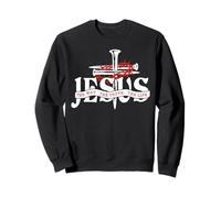 Jesus The Way The Truth The Life Faith Message Sweatshirt