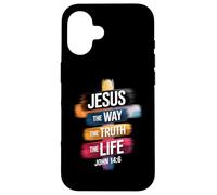 Jesus The Way The Truth The Life John 14:6 Easter Religious Case for iPhone 16