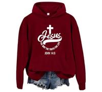 Jesus The Way The Truth The Life Ladies Hoodie, Jesus The Way The Truth The Life Hoodie, Jesus Hoodie, Unisex Claret