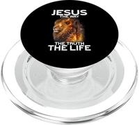 Jesus The Way The Truth The Life Lion of Judah Christian PopSockets PopGrip for MagSafe